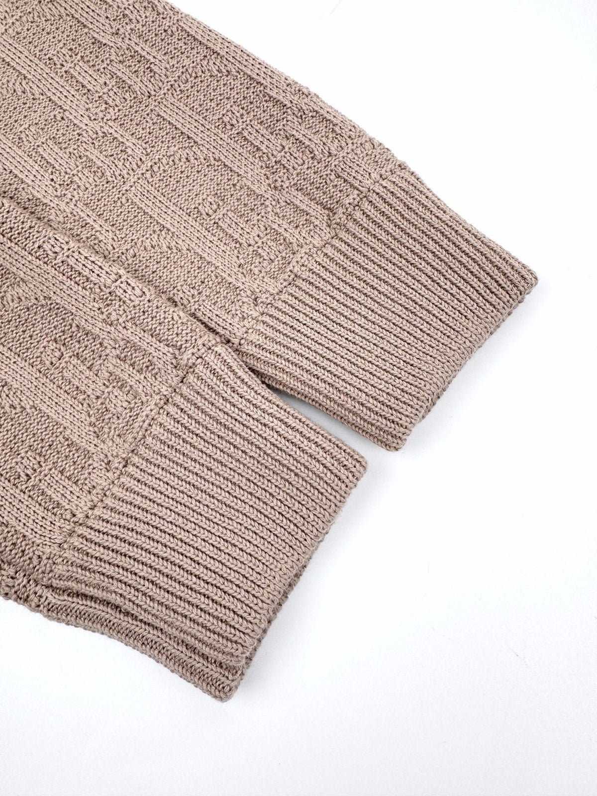 Dior Oblique Sweater "Beige Cotton-Blend Jersey"