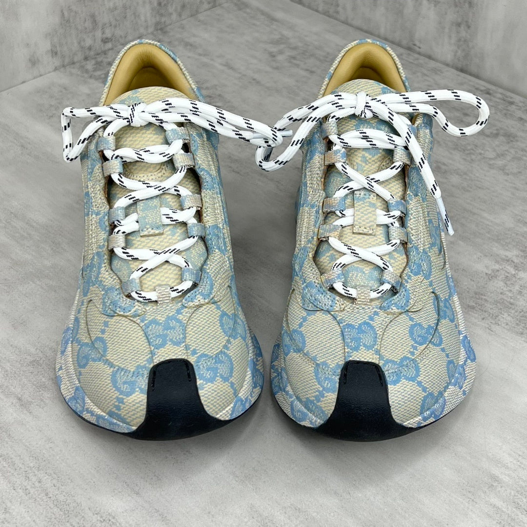 Gucci Run "Beige-Blue Monogram"