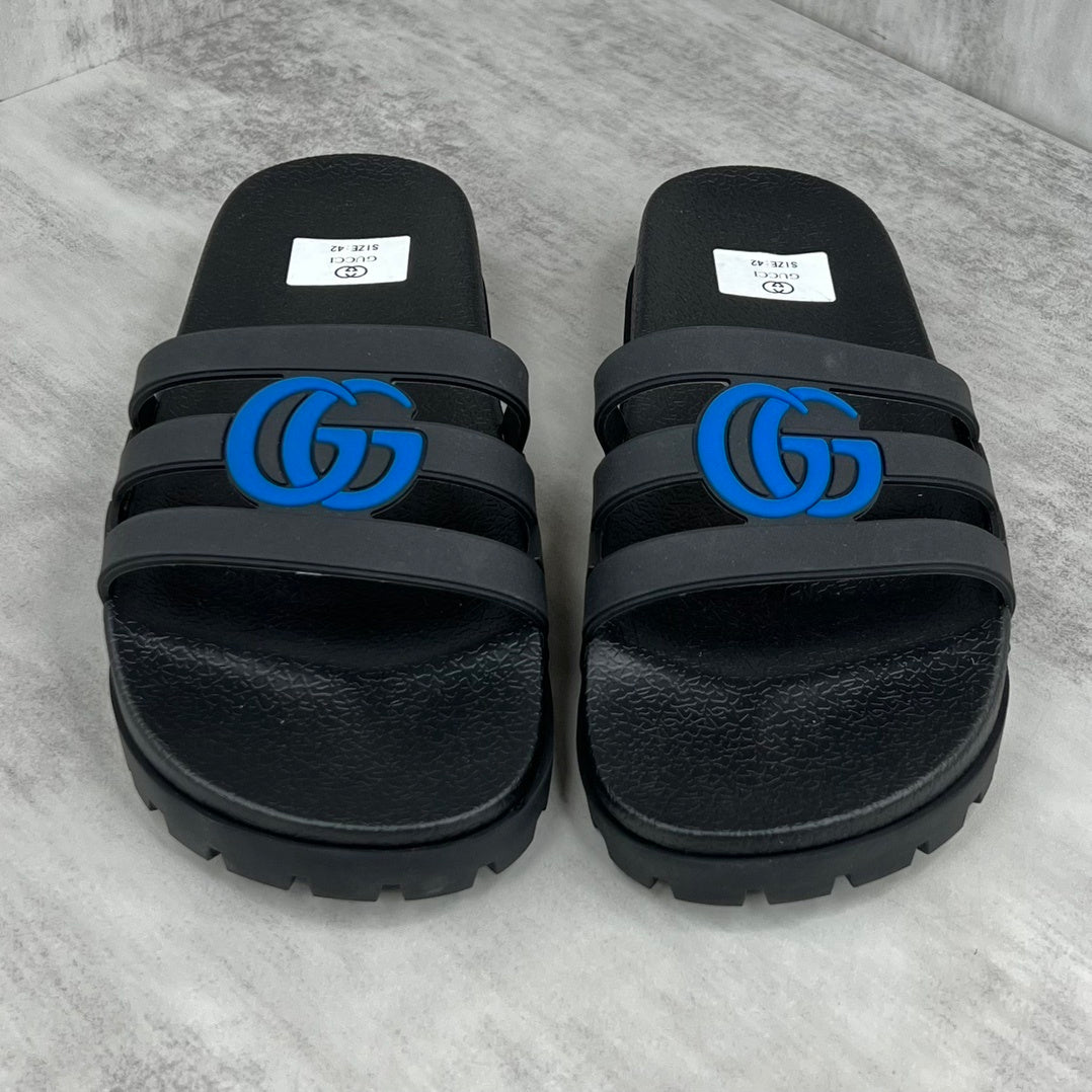 Gucci Slides "Black-Blue"