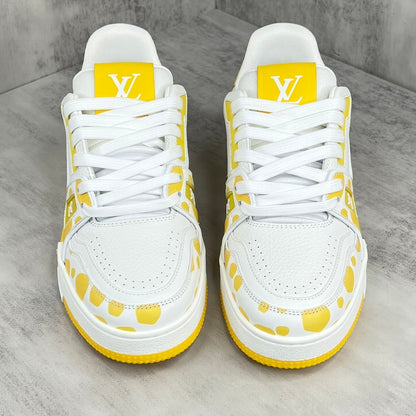 Louis Vuitton x Yayoi Kusama Trainers "Yellow-White"