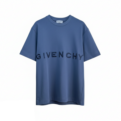 Givenchy Embroidered Logo T-Shirt "Blue"