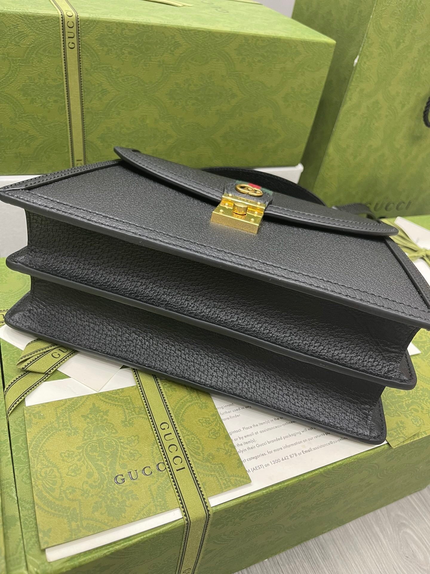 Gucci Ophidia Medium Top Handle Bag