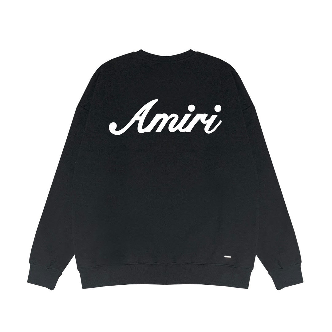 Amiri Script Logo Sweatshirt "Black"
