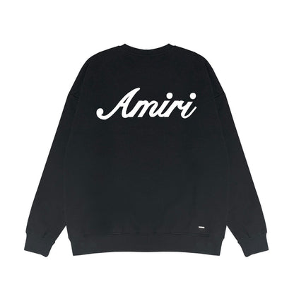 Amiri Script Logo Sweatshirt "Black"