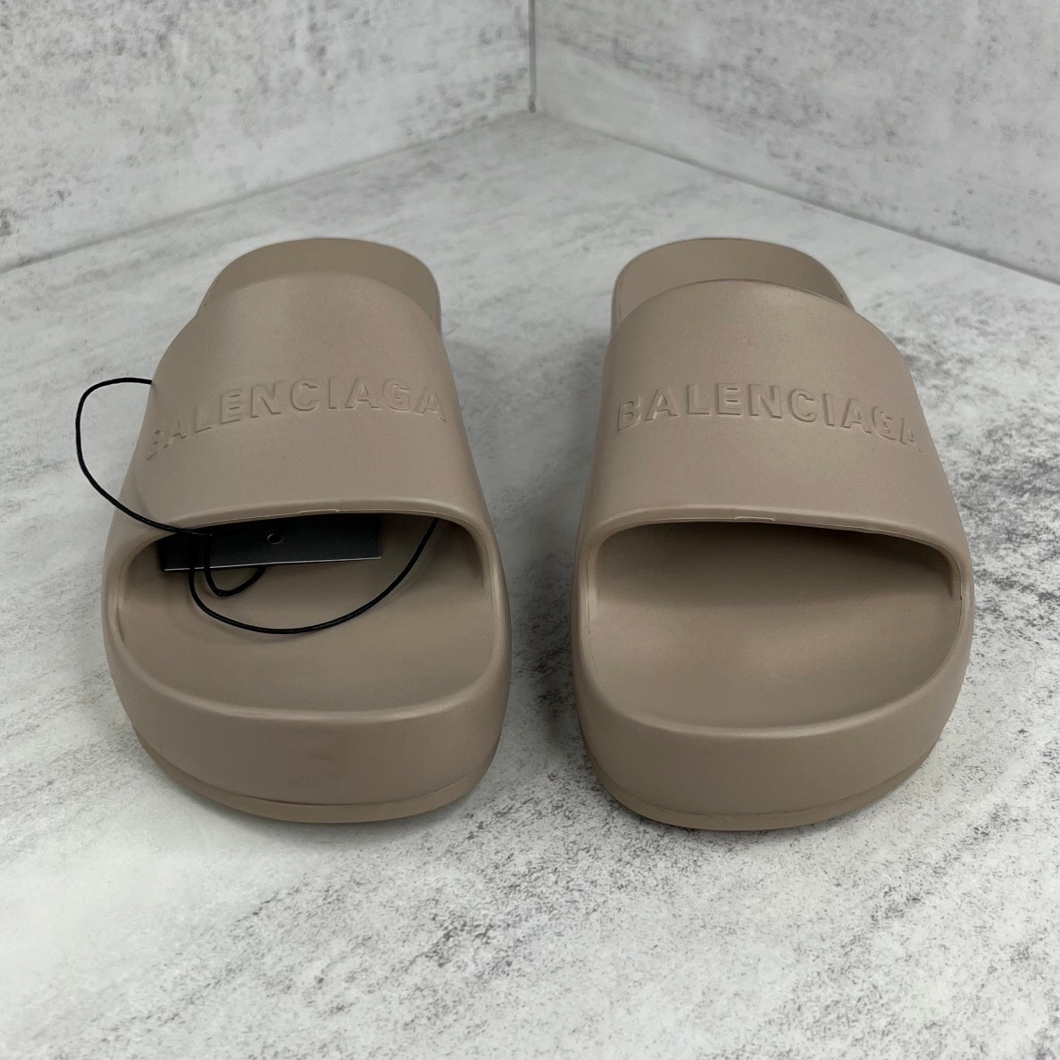 Balenciaga Chunky Slides "Beige"