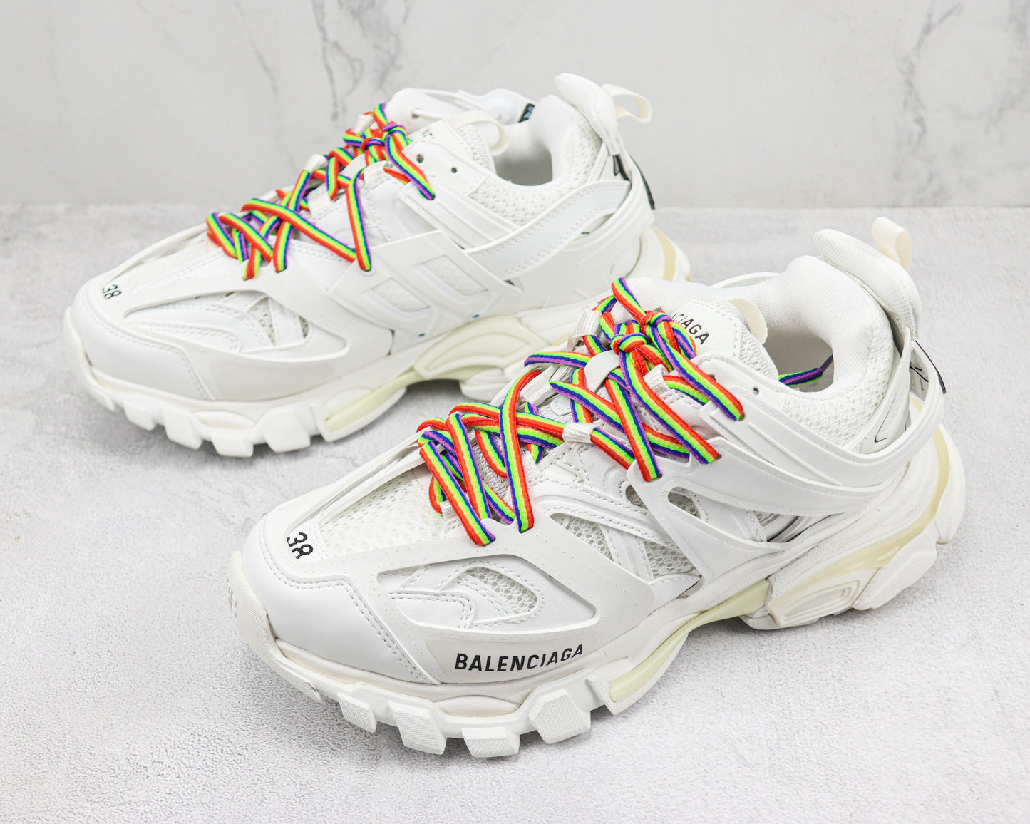 Balenciaga Track "White-Multicolour Laces"