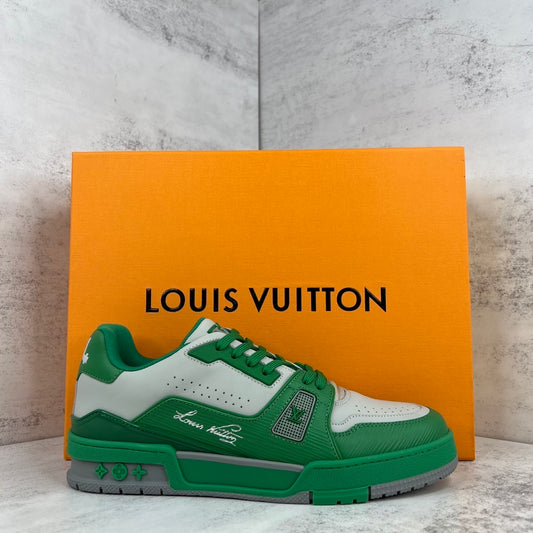 Louis Vuitton Trainers "Green-Grey"