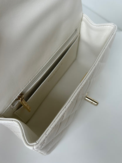 Chanel Large Flap Bag With Top Handle