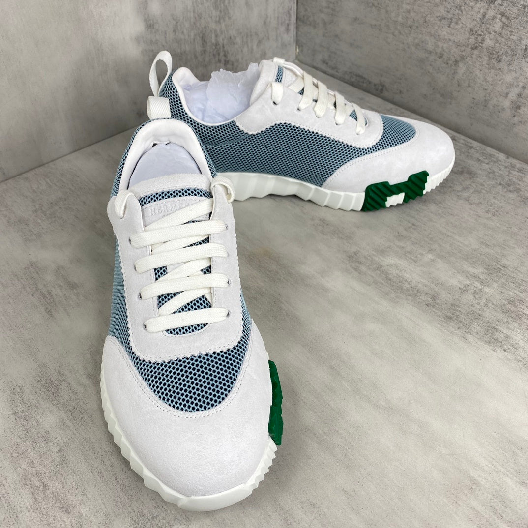Hermes Bouncing Sneakers "Green-Grey"