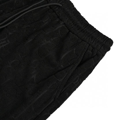 Dior Monogram Jacquard Toweling Shorts "Black"