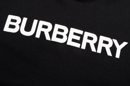 Burberry Logo Print Hoodie "Black"