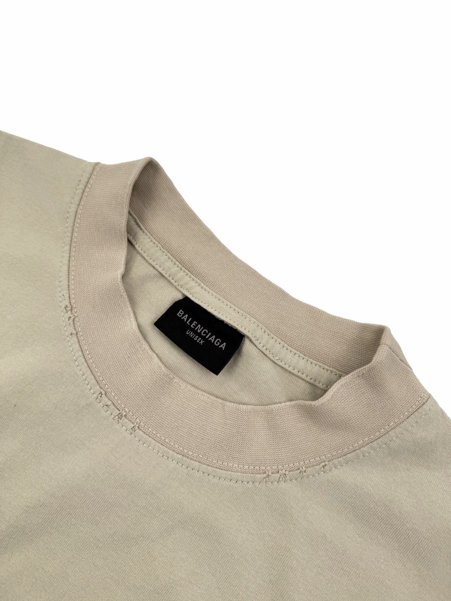 Balenciaga Tape Type T-Shirt "Beige"