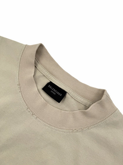 Balenciaga Tape Type T-Shirt "Beige"