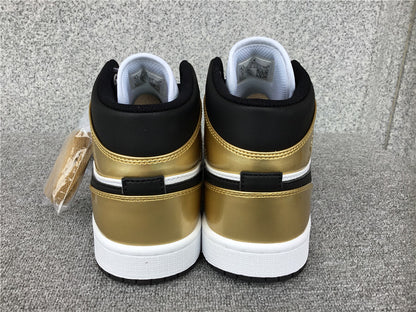 Air Jordan 1 Mid SE "Gold-Black-White"