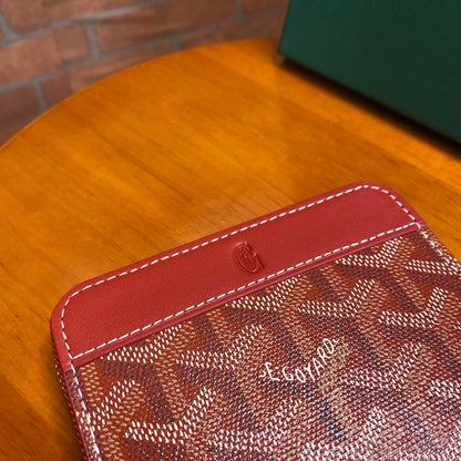 Goyard Matignon PM Wallet "Red"
