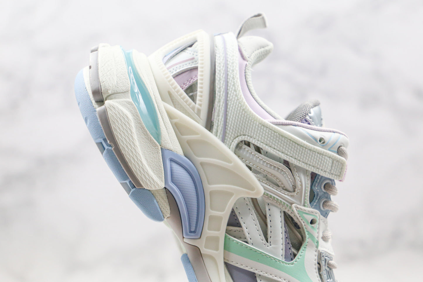 Balenciaga Track 2.0 "White-Pink-Blue"