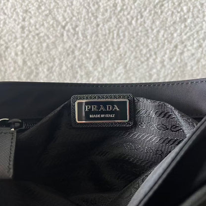 Prada Re-Nylon and Saffiano Leather Shoulder Bag