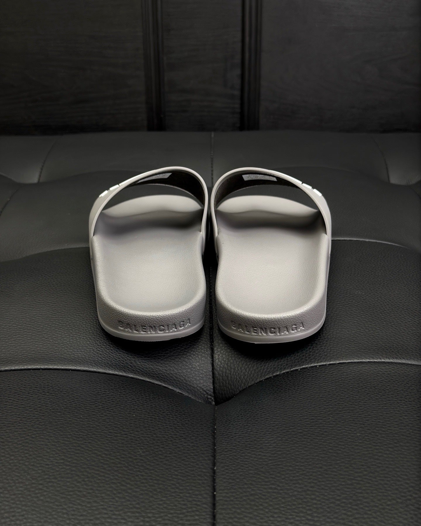 Balenciaga Pool Slides "Grey"