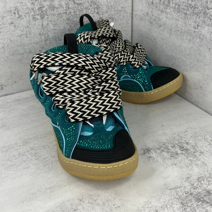 Lanvin Curb "Blue" Crystal