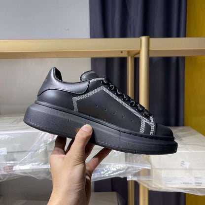 Alexander McQueen Oversized "Embroidered-Black-Silver"