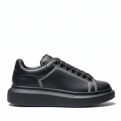 Alexander McQueen Oversized "Embroidered-Black-Silver"