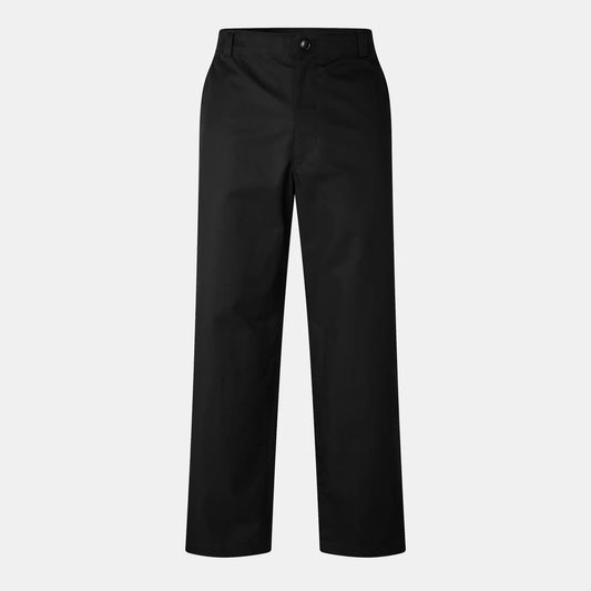Gucci Cotton Twill Pants with Web Detail "Black"
