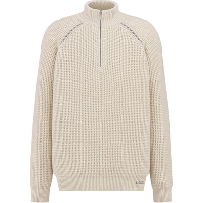 Dior Zip Sweater "Beige"