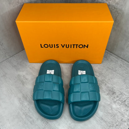 Louis Vuitton Slides "Cyan"