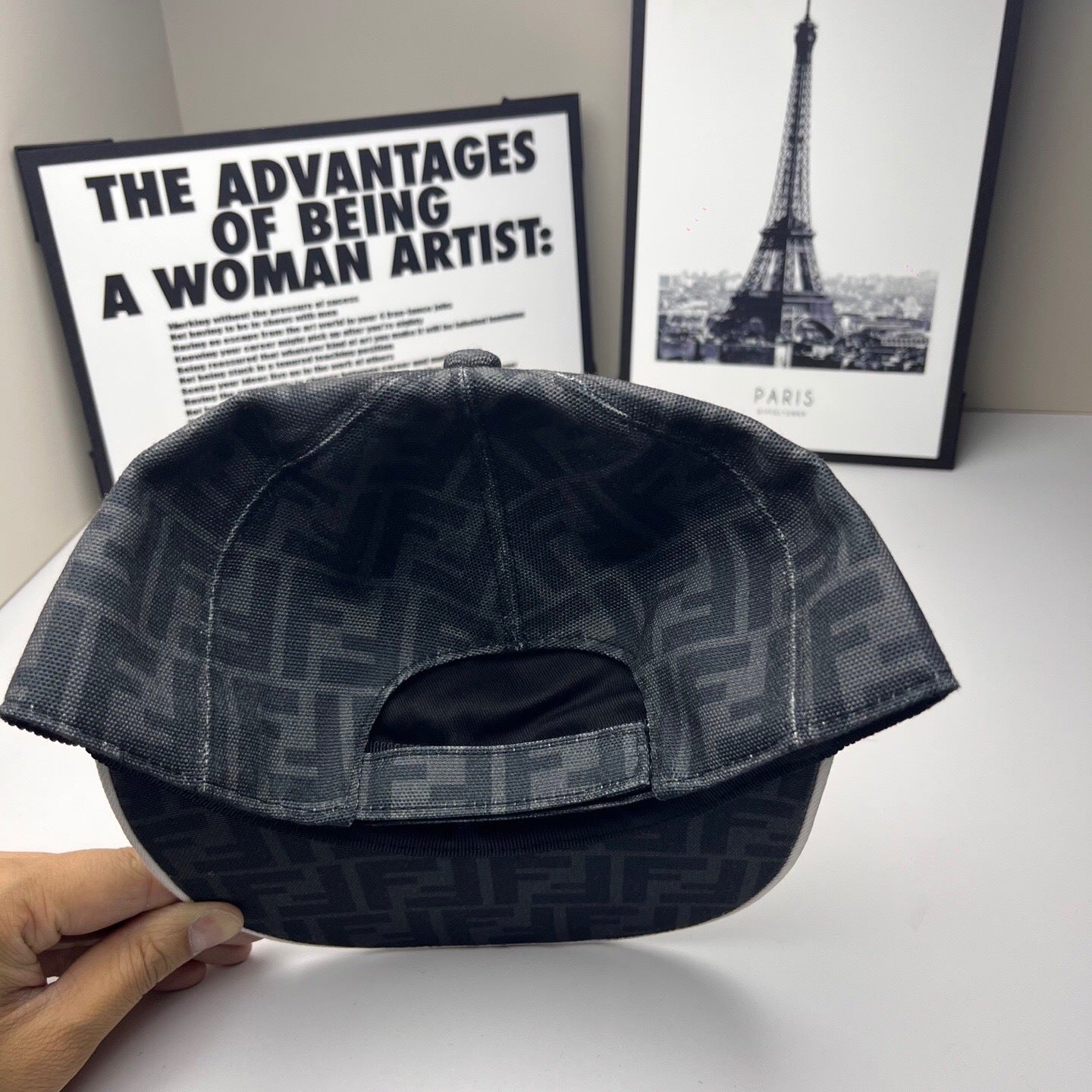 Fendi FF Cotton Baseball Cap
