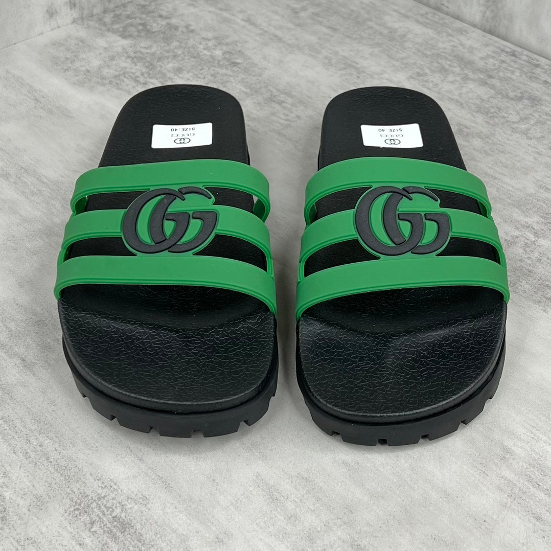 Gucci Slides "Green-Black"