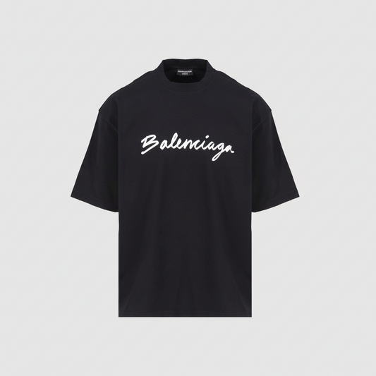 Balenciaga Script Logo T-Shirt "Black"