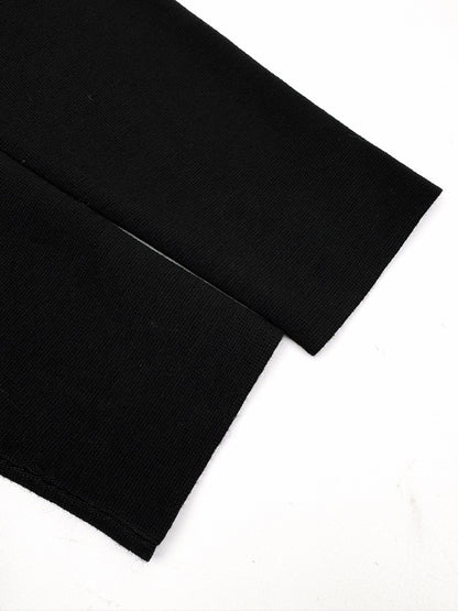 Dior CD Icon Zipped Sweater "Black Virgin Wool Punto Milano Knit"