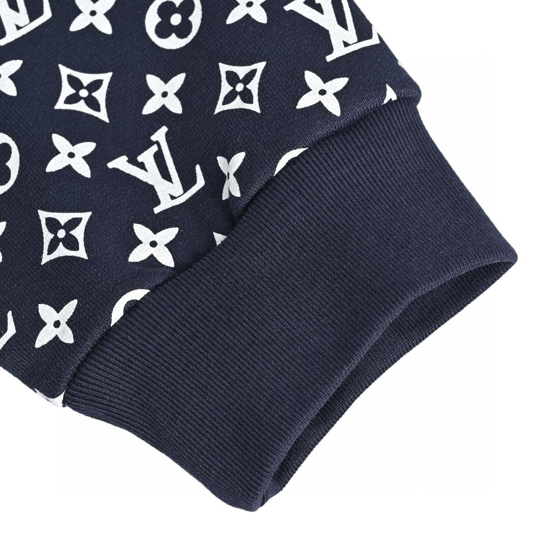 Louis Vuitton Gradient Monogram Sweatshirt "Navy Blue"