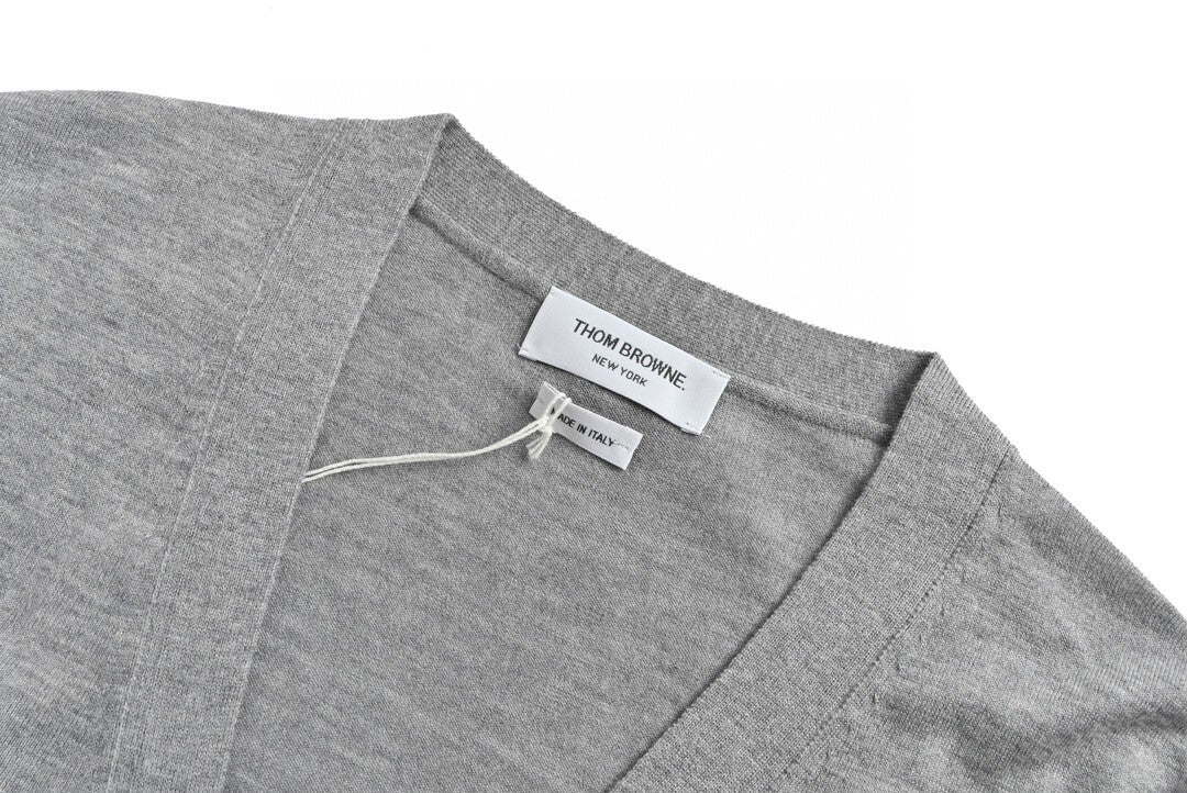 Thom Browne 4-Bar Cardigan "Grey"