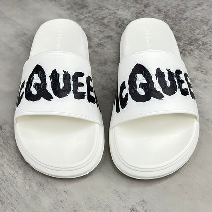 Alexander McQueen Slides "White-Black"