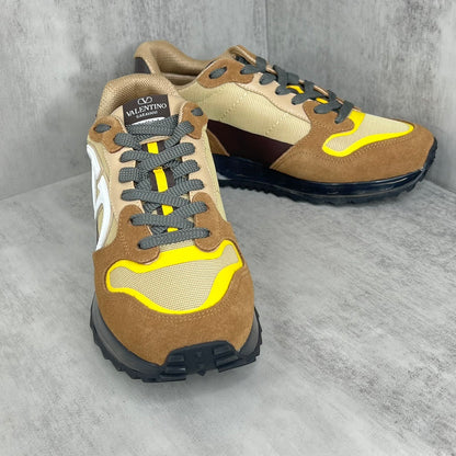 Valentino Garavani V-Logo "Brown-Beige-Yellow"