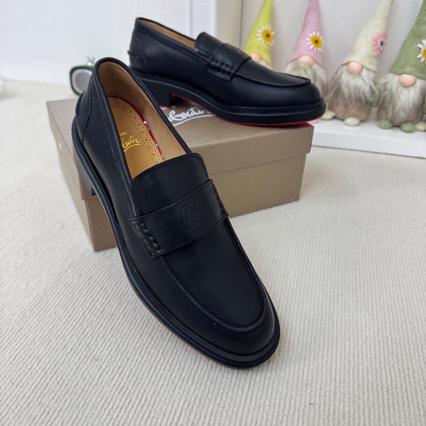 Christian Louboutin Urbino Moc Loafers "Black"