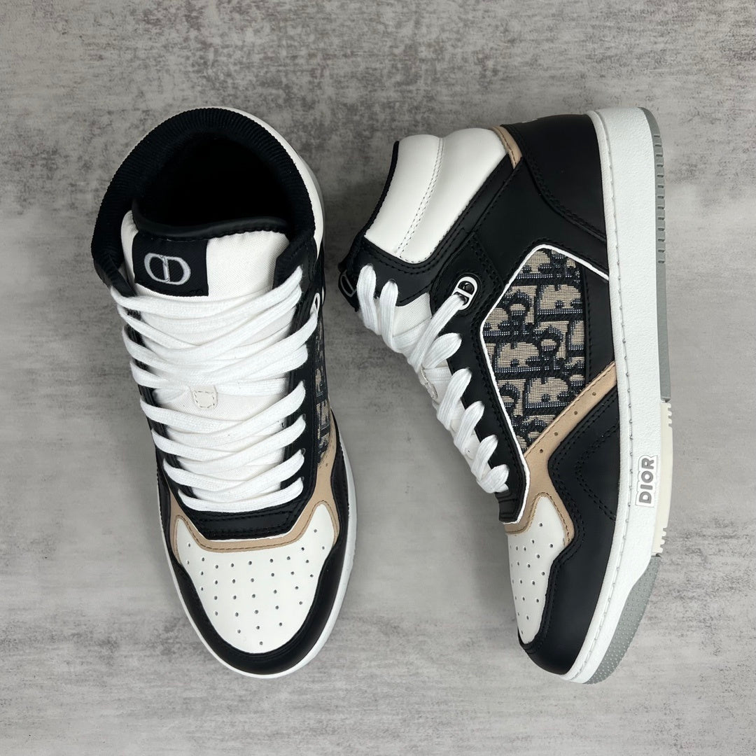 Dior B27 High-Top "Black-White-Beige"