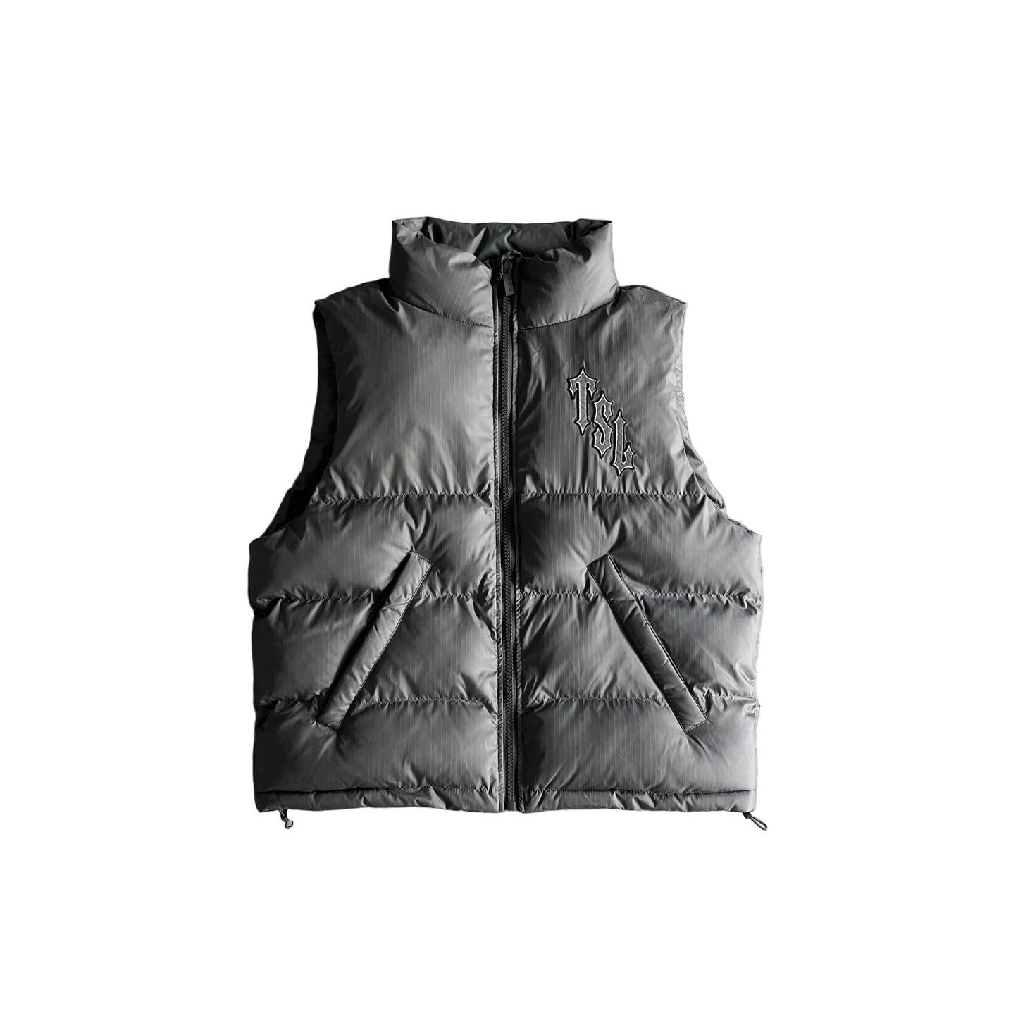 Trapstar Shooters Down Vest "Grey-Reflective Logo"
