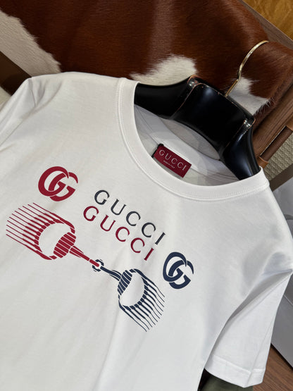 Gucci Printed Cotton Jersey T-Shirt "White"