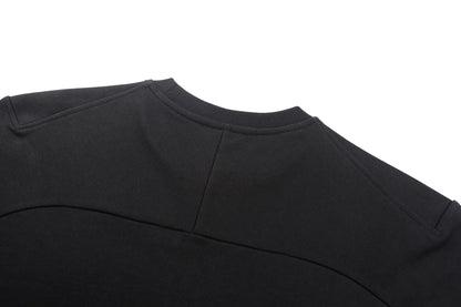 Givenchy Sweatshirt in fleece with Givenchy Paris gros grain "Black"