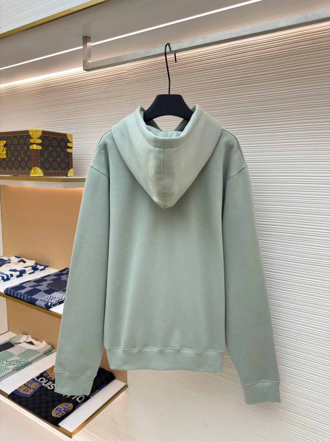 Dior CD Icon Hooded Sweatshirt "Green Cotton Fleece"