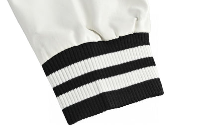 Burberry Rabbit Varsity Jacket "Black-White"