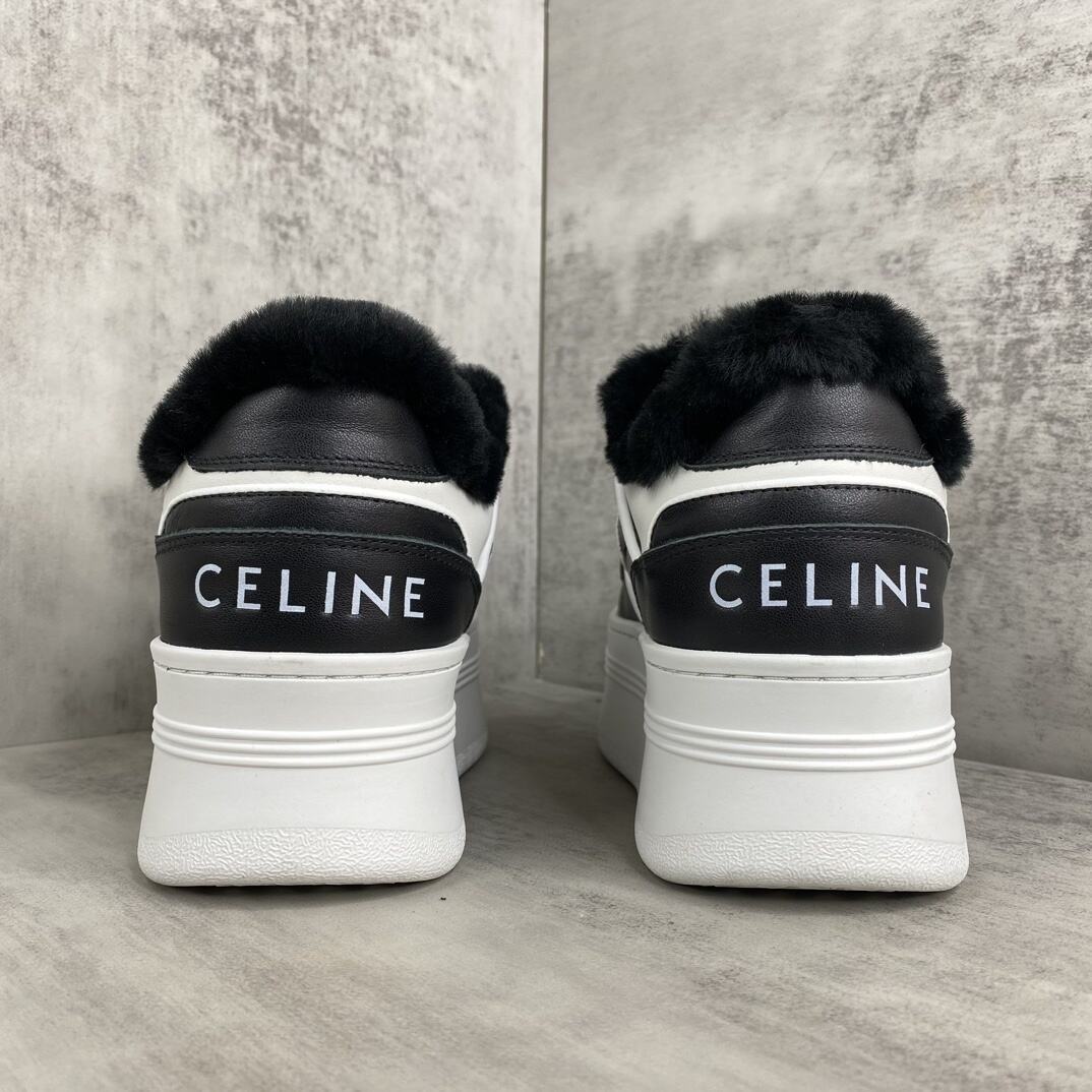 Celine Platform Low-Top "Black-White"