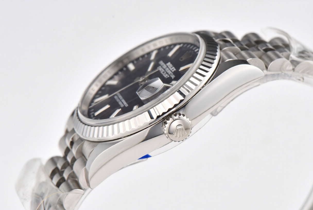 Rolex Date Just 36mm Jubilee Bracelet Blue Fluted Dial