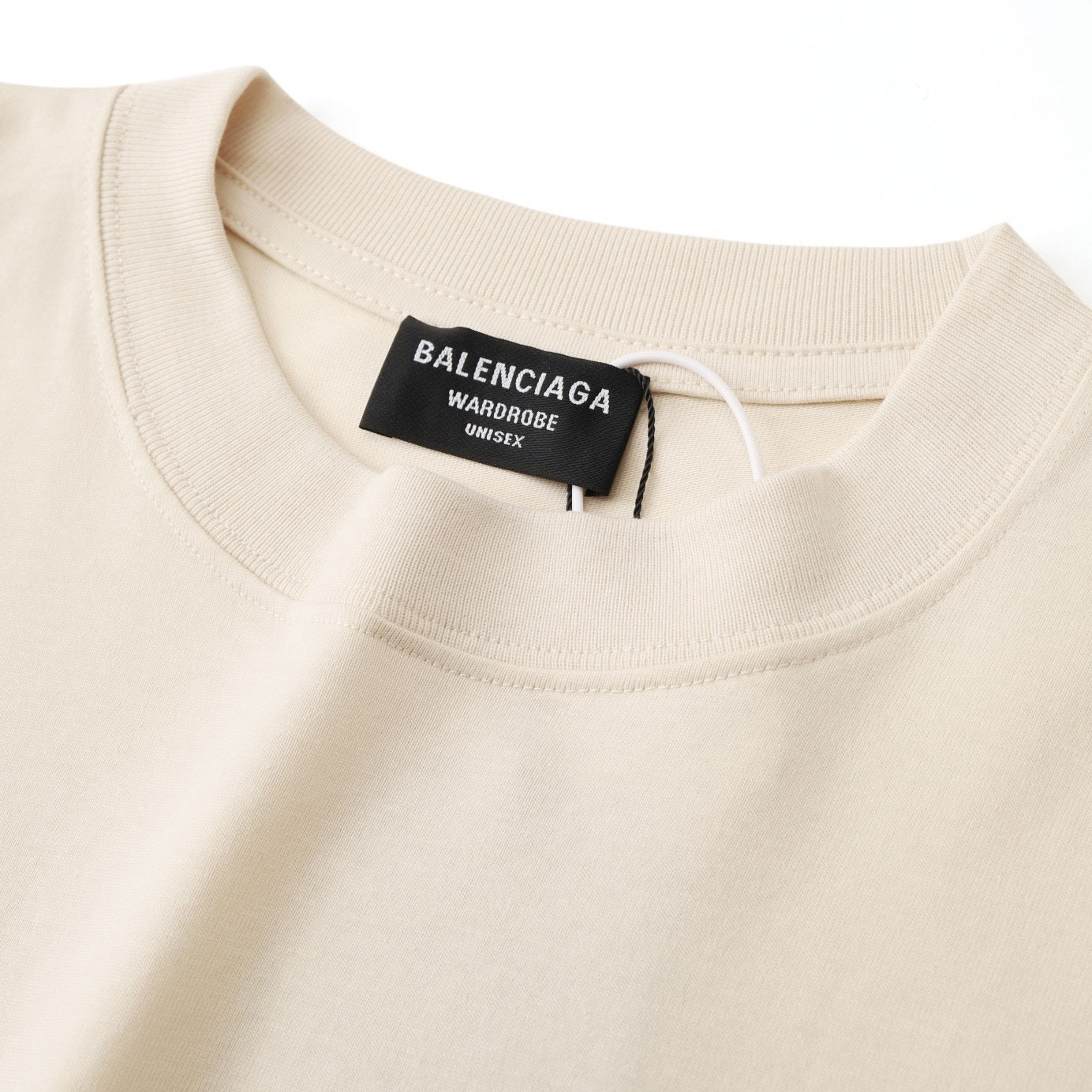 Balenciaga T-Shirt "Beige-Blue"