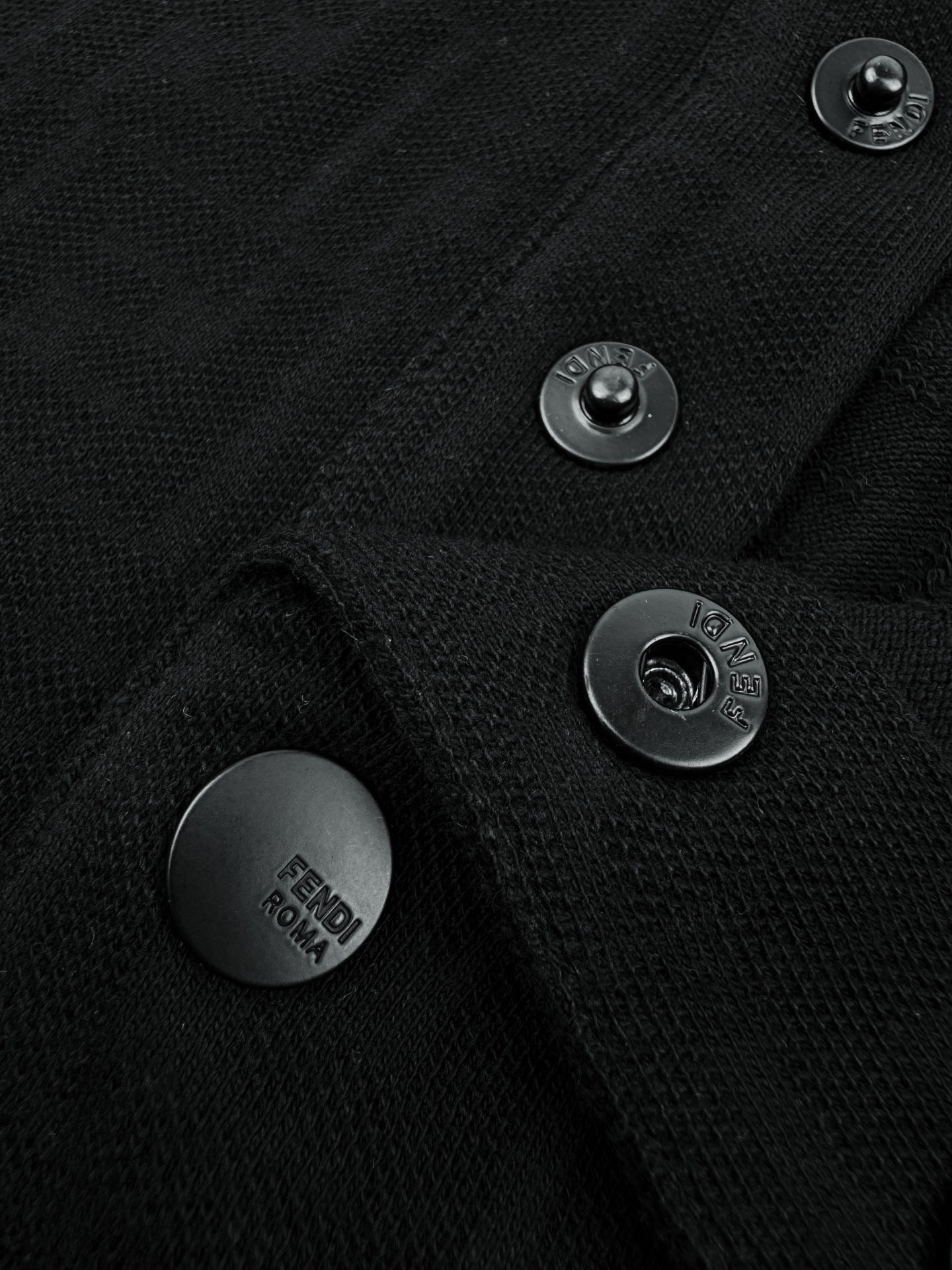 Fendi FF Monogram Polo T-Shirt "Black"
