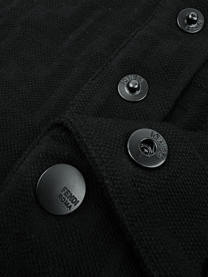 Fendi FF Monogram Polo T-Shirt "Black"