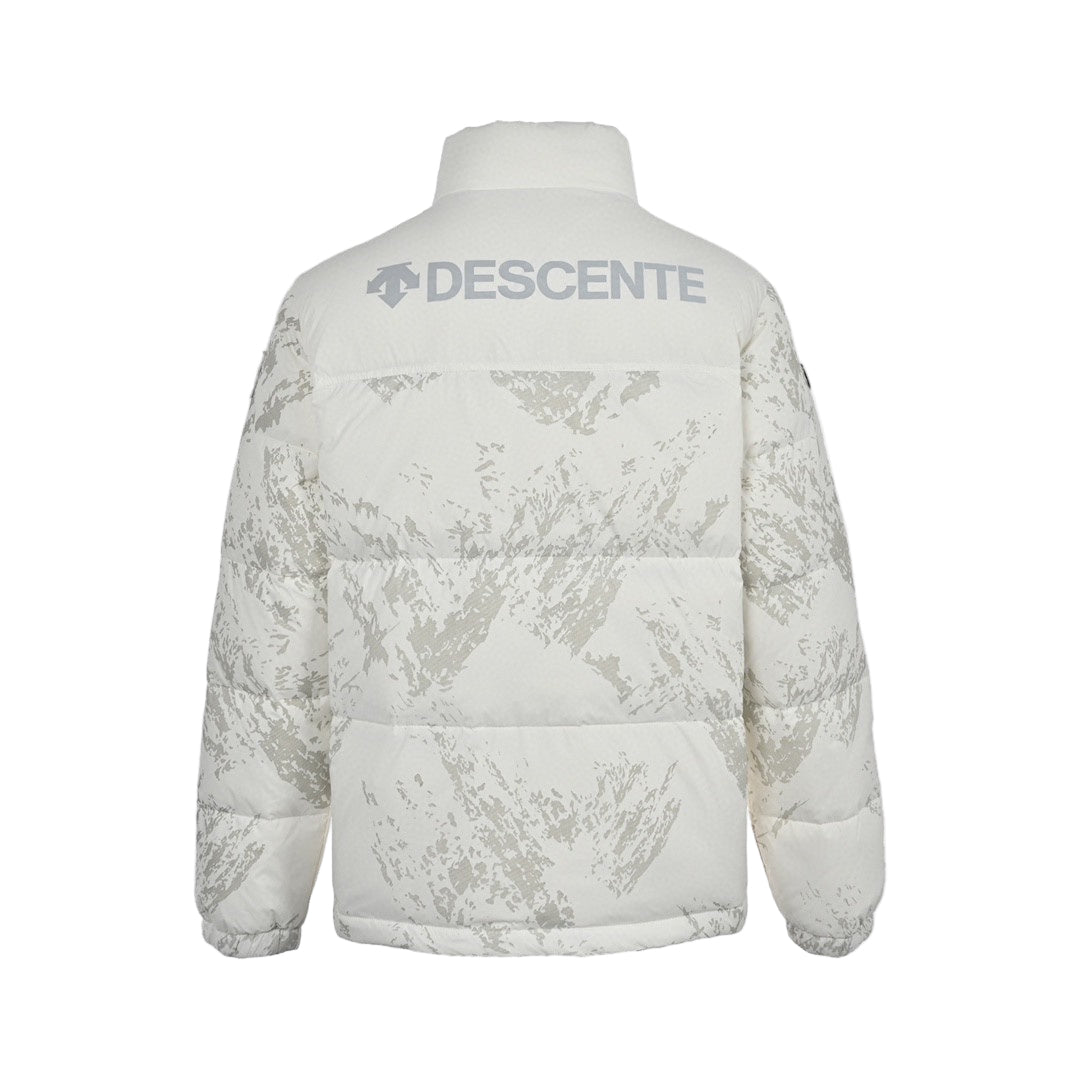 Descente Ski Down Jacket "White-Grey Camo"