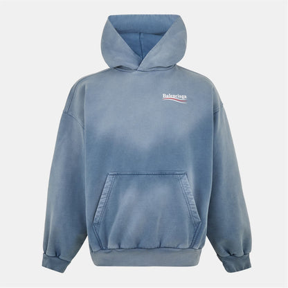 Balenciaga Political Campaign Hoodie "Blue"